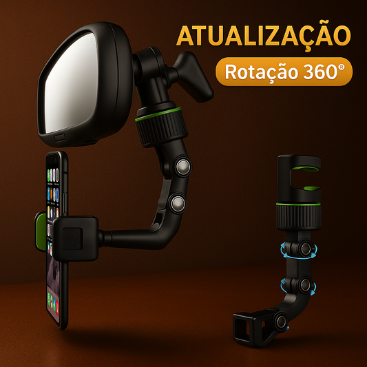 Suporte Para Celular Espelho Retrovisor